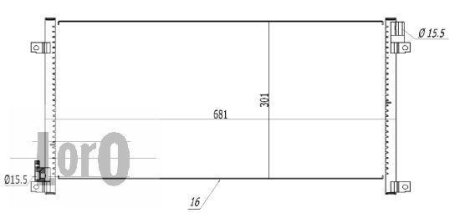 Фото 1 - конденсатор, кондиціонер DEPO 022-016-0006 КОНДЕНСАТОР, КОНДИЦІОНЕР DEPO 022-016-0006 (фото 1)