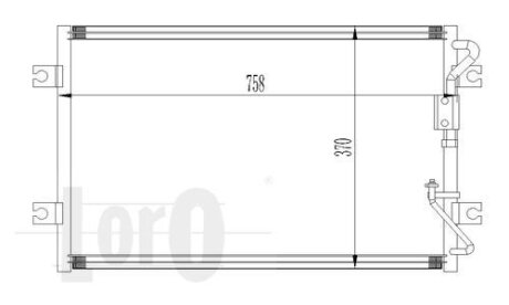 КОНДЕНСАТОР, КОНДИЦІОНЕР DEPO 024-016-0002