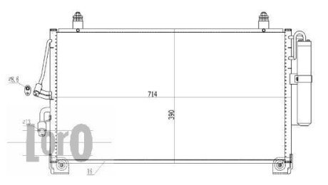 КОНДЕНСАТОР, КОНДИЦІОНЕР DEPO 033-016-0005