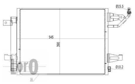 КОНДЕНСАТОР, КОНДИЦІОНЕР DEPO 033-016-0016