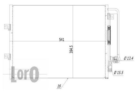 КОНДЕНСАТОР, КОНДИЦІОНЕР DEPO 042-016-0031