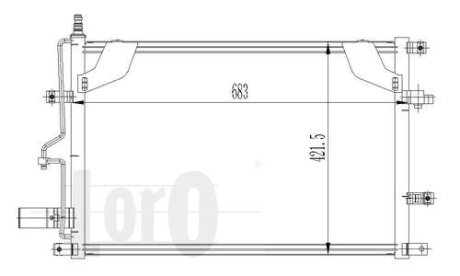 КОНДЕНСАТОР, КОНДИЦІОНЕР DEPO 052-016-0004