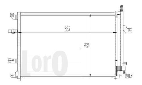 КОНДЕНСАТОР, КОНДИЦІОНЕР DEPO 052-016-0007