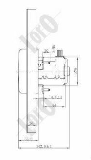 ВЕНТИЛЯТОР, ВИПРОМІНЮВАЧ DEPO 053-014-0001