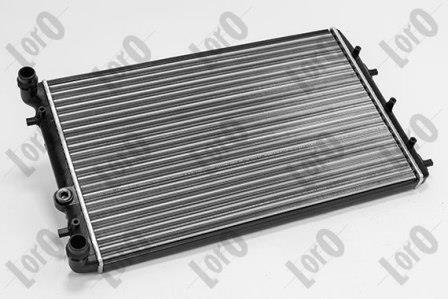 Радіатор охолодження двигуна Skoda Fabia 99-14/Roomster 06-15 DEPO 053-017-0040