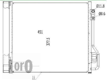 КОНДЕНСАТОР, КОНДИЦІОНЕР DEPO 054-016-0004