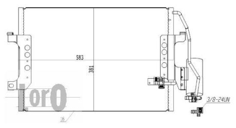 КОНДЕНСАТОР, КОНДИЦІОНЕР DEPO 054-016-0005