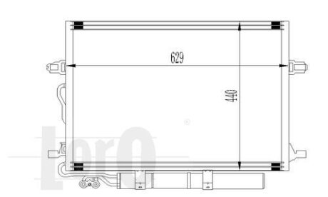 КОНДЕНСАТОР, КОНДИЦІОНЕР DEPO 054-016-0007-A
