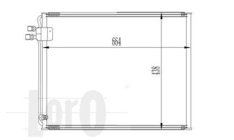 КОНДЕНСАТОР, КОНДИЦІОНЕР DEPO 054-016-0011 (фото 1)