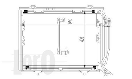 Конденсатор, система кондиціонування повітря DEPO 0540160016