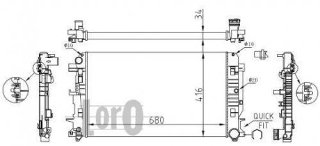 Автозапчастина DEPO 0540170035 (фото 1)