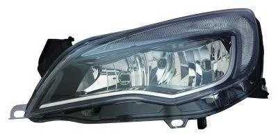 Фара Прав (H7/H7/W21, електричн, з мотором, колір відбивача: чорн) OPEL ASTRA J 09.12-04.18 DEPO 4421161RMLEMD2