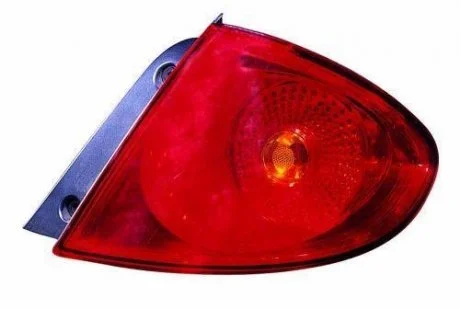 Ліхтар задній лів (зовнішн, P21W/R10W, колір повороту жовтий, колір скла червон) SEAT TOLEDO III 5P Негабарит 04.04-05.09 DEPO 4451918LUE