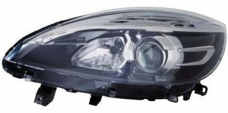 Фара Прав (H7/H7/PY21W/W5W, електричн, без мотора, колір відбивача: чорн) RENAULT GRAND SCENIC III Ph II, GRAND SCENIC III Ph III, SCENIC III Ph II, SCENIC III Ph III 01.12-12.16 DEPO 5511195RLDEM2