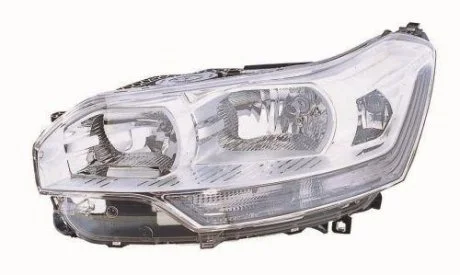 Фара Прав (2*H7/H1, електричн, з мотором, колір відбивача: хром) CITROEN C5 III 02.08-06.11 DEPO 5521128RMLDEM