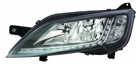 Фара Лів (H7/LED/WY21W, електричн, з мотором, колір відбивача: чорн) CITROEN JUMPER II, FIAT DUCATO, PEUGEOT BOXER 06.14-12.17 DEPO 5521145LMLEMN2