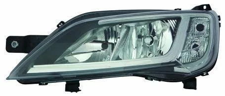 Фара Прав (H7/LED/WY21W, з мотором, колір відбивача: чорн) CITROEN JUMPER II, FIAT DUCATO, PEUGEOT BOXER 06.14-12.17 DEPO 5521145RMLDEM1