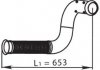 Труба выхлопного газа Dinex 66104 (фото 1)