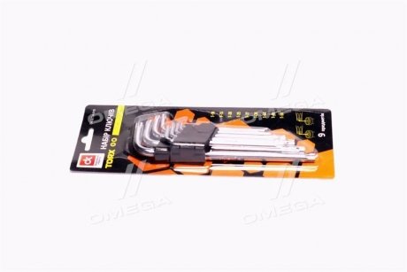 Набор ключей TORX 9 пр., Т10-50, L=180 мм &lt;ДК&gt; Dk-Дорожная Карта DK-ST34-918 (фото 1)