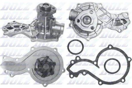 Водяной насос AUDI 100 80 90 A6/ FORD GALAXY / SEAT ALHAMBRA CORDOBA IBIZA / VW CADDY GOLF DOLZ A151