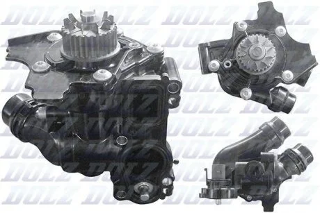 Водяной насос VAG A4/Amarok/Beatle/Jetta "2.0TSI "10>> DOLZ A244