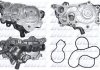 Помпа води Audi/Seat/Skoda/VW 1.0-1.4TSI/1.4-1.6 13- (28z)(B/B)(6 лоп)(з корпусом і 2 термостатами) A247