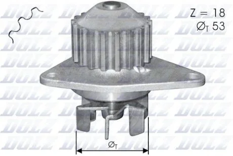 Насос водяний DOLZ C114
