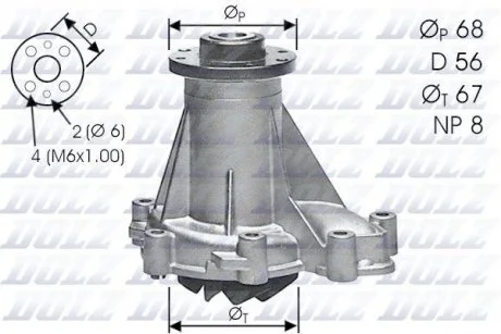 Насос водяний DOLZ M176