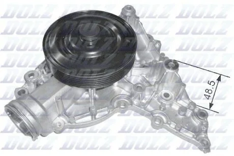 Водяной насос MERCEDES W203/204/211/212/ML(164)/GL(164)/221 "05>> DOLZ M229
