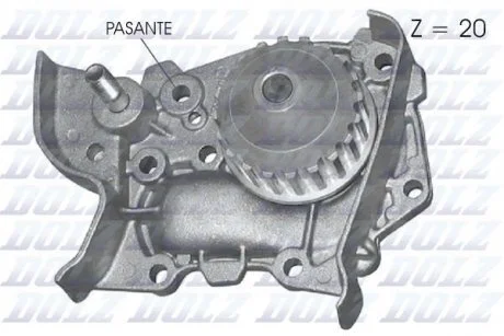 Водяний насос DOLZ R314