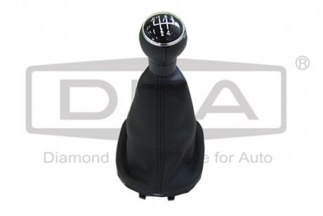 Ручка КПП с пыльником черный 5 ступ VW Caddy (11-15) DPA 77111640702