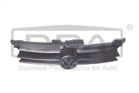Решітка радіатора без емблеми (чорна) VW Golf (97-05,03-06) DPA 88530047002 (фото 1)