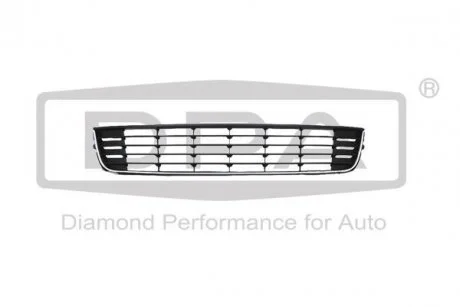 Решітка радіатора нижня середня (чорна)) VW Touran (1T3) (10-15), Caddy (04-15) DPA 88531451202