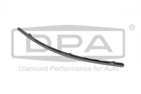 Молдинг переднього бампера лівий (хром) Audi A6 (04-11) DPA 88531788202 (фото 1)