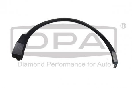 Накладка колісної арки (права передня, чорна) DPA 88541794602 (фото 1)