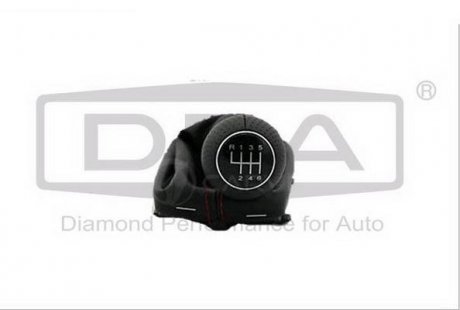 Рукоятка (чорна) перемикача передач з пильником (чорним)) Audi A3 (01-03) DPA 88631695902 (фото 1)