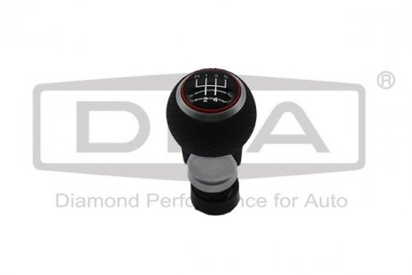 Рукоятка куліси (чорна 5ступ, червона лінія) без чохла Audi A4 (07-15),A5 (07-17),Q5 (08-) DPA 88631697302 (фото 1)