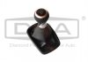 Ручка КПП без пильника чорний 5/6 ступ Audi A4 (08-15),Q5 (09-17) (88631697402) DPA