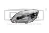Фара левая без линзы белая Skoda Fabia (06-14),Roomster (06-15) (99411286902) DPA