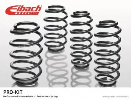 Занижуючі пружини, Pro-Kit, 4шт, (30мм / 30мм) (1050кг / 860кг) CITROEN C3 II, C3 III, DS3 PEUGEOT 207, 207/HATCHBACK 1.4D/1.6/1.6D 02.06- EIBACH E10700100222