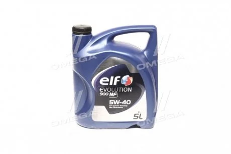 Моторное масло Evolution 900 NF 5W-40 синтетическое 5 л ELF 194872