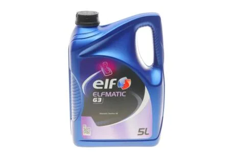 Олива трансміс. Elfmatic G3 ATF 3 (Каністра 5л) ELF 213855