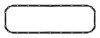 Прокладка масляного піддону (гума) RVI C, K, KERAX, MAGNUM, T, VOLVO 9700, 9900, B13, FH, FH II, FH III, FM, FM II, FM III, FMX, FMX II, FMX III, VNL D13400-G13C460 09.05- ELRING 156373 (фото 1)