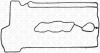 Прокладка кришки клапана Лів PORSCHE 911, 911 SPEEDSTER, 911 TARGA, BOXSTER, BOXSTER SPYDER, CAYMAN 2.7-3.8 06.08-05.20 ELRING 283850 (фото 2)