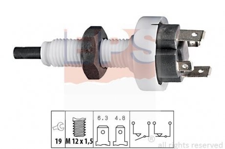 ALFA ROMEO Выключатель STOP-сигналов FIAT,LANCIA EPS 1.810.049