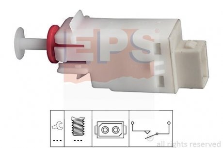 Вимикач стоп сигналу EPS 1.810.123 (фото 1)