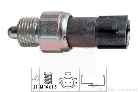 Датчик заднього ходу Nissan Almera, Micra, Primera, X-Trail/ Renault Megane II, Scenic II/ Mazda 6 07- EPS 1.860.232