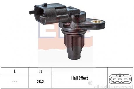 CZUJNIK OBROTУW WAЈU KORB. HYUNDAI KIA EPS 1.953.700