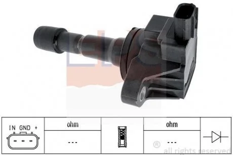 Котушка запалювання Honda Civic 1.4 08-/Jazz 1.2/1.3/1.4 08- EPS 1970603