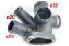 Фланець системи охолодження VW Golf III/IV/Passat 88-02 354075